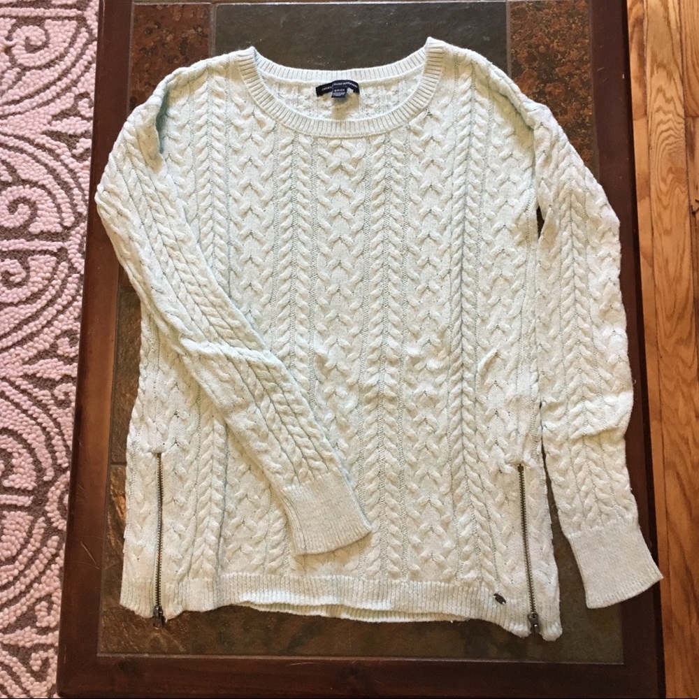 American Eagle Sweater with Zipper Detail